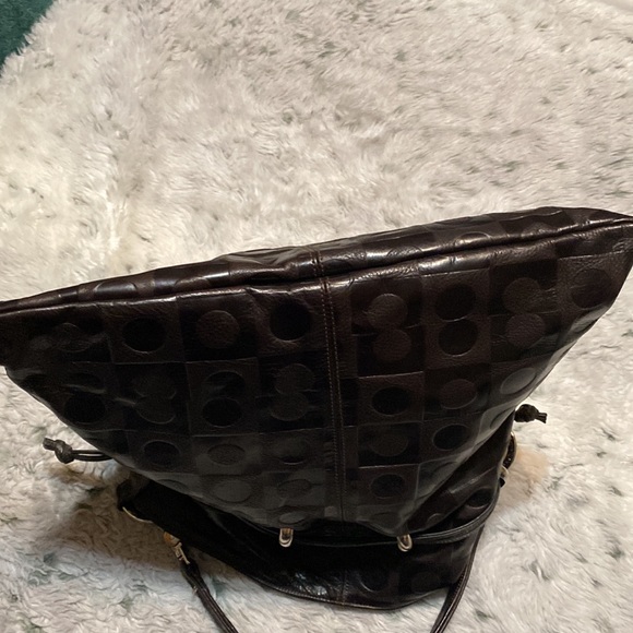 NWOT gorgeous Dark brown leather handbag - Picture 13 of 16